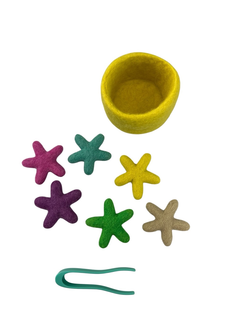 Lovevery Transfer Tweezers & Felt Stars Montessori Inspired Fine Motor Toy
